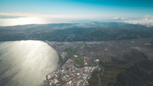 Lower Hutt aerial view